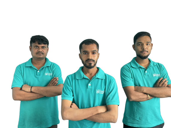 Three Laundry Legend Academy trained professionals